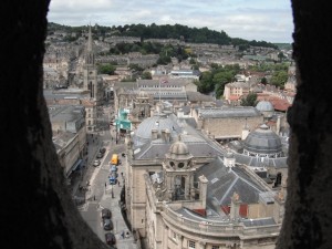 View from the top of the bell tower.