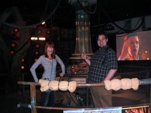 Me & Nick on board the TARDIS!